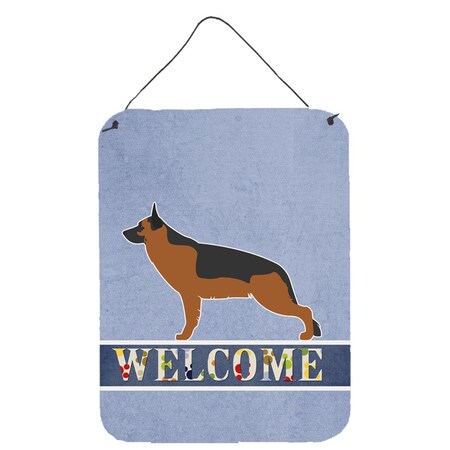 Carolines Treasures German Shepherd Welcome Wall or Door Hanging Prints BB5528DS1216